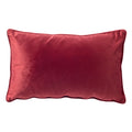 Cuscino arredo in velluto 30x50cm Merlot Rosso | Rohome