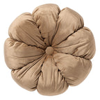 Cuscino arredo in velluto d.38cm a forma di fiore irish cream | Rohome