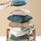 Cuscino arredo in velluto 45x45cm avorio | Rohome