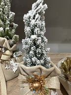 Fiori di Lena - Alberello natalizio profumato con base in velluto beige | Rohome