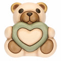 Thun - New teddy max con cuore, piccolo | rohome