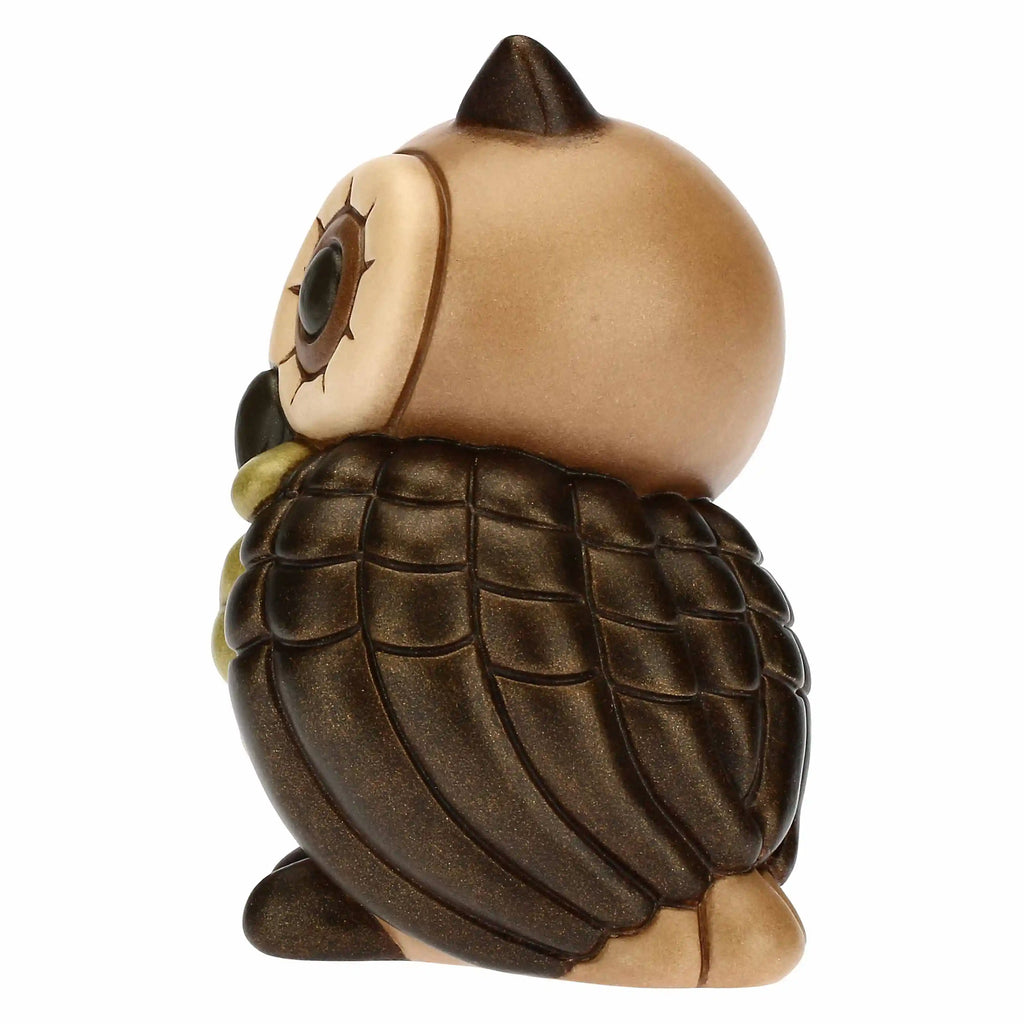 Thun - Gufo saggio con quadrifoglio portafortuna medio | Rohome