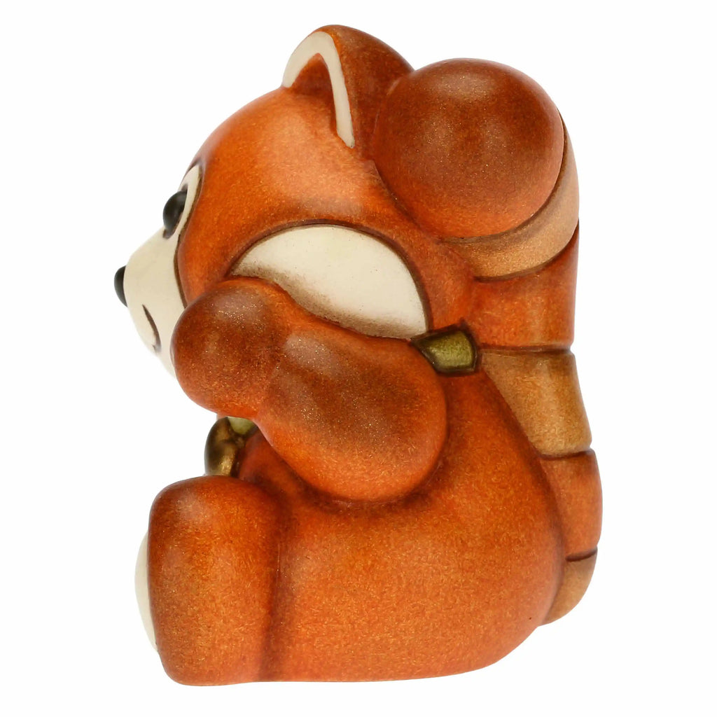 Thun - Mini panda rosso Otto con quadrifoglio porta fortuna | rohome