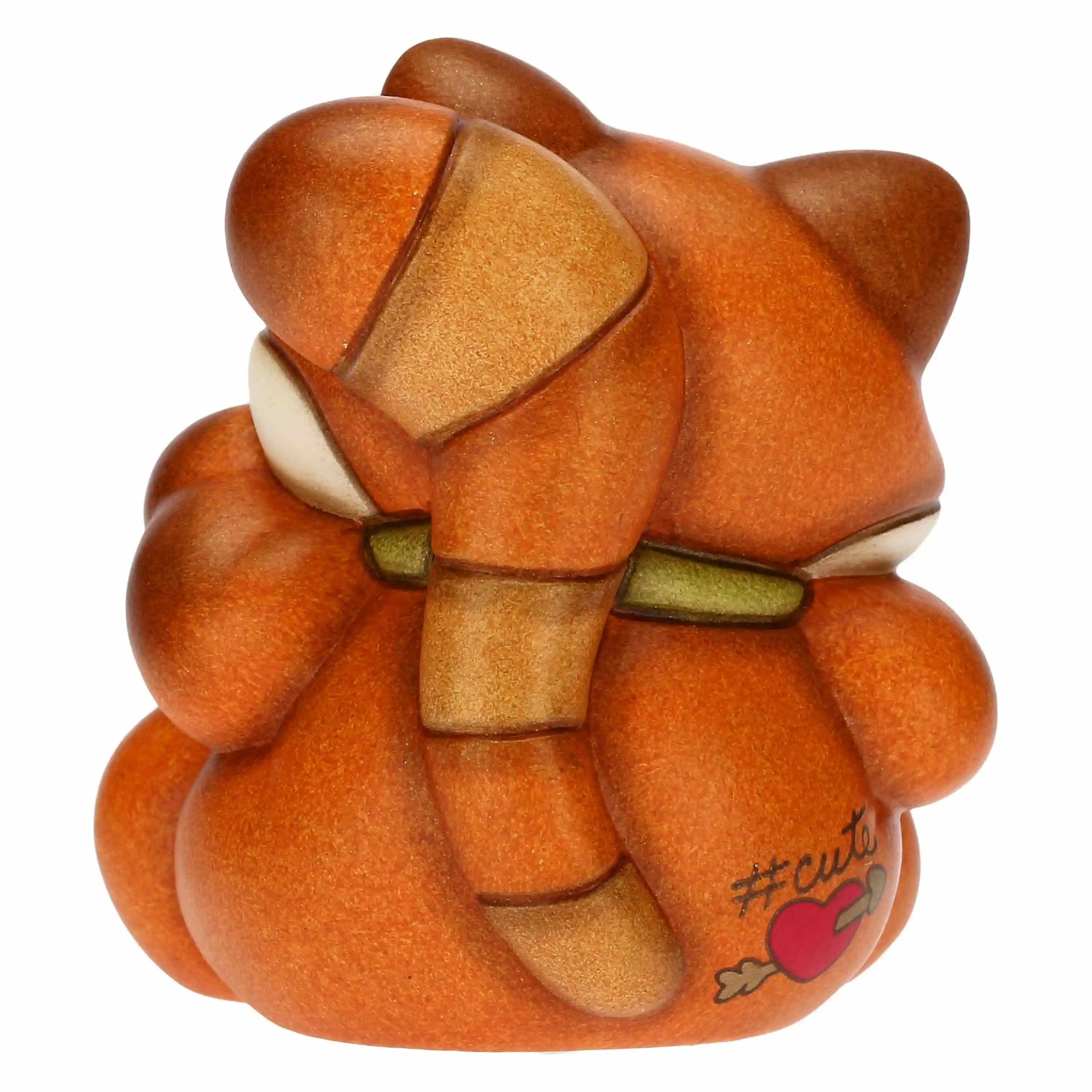 Thun - Mini panda rosso Otto con quadrifoglio porta fortuna | rohome