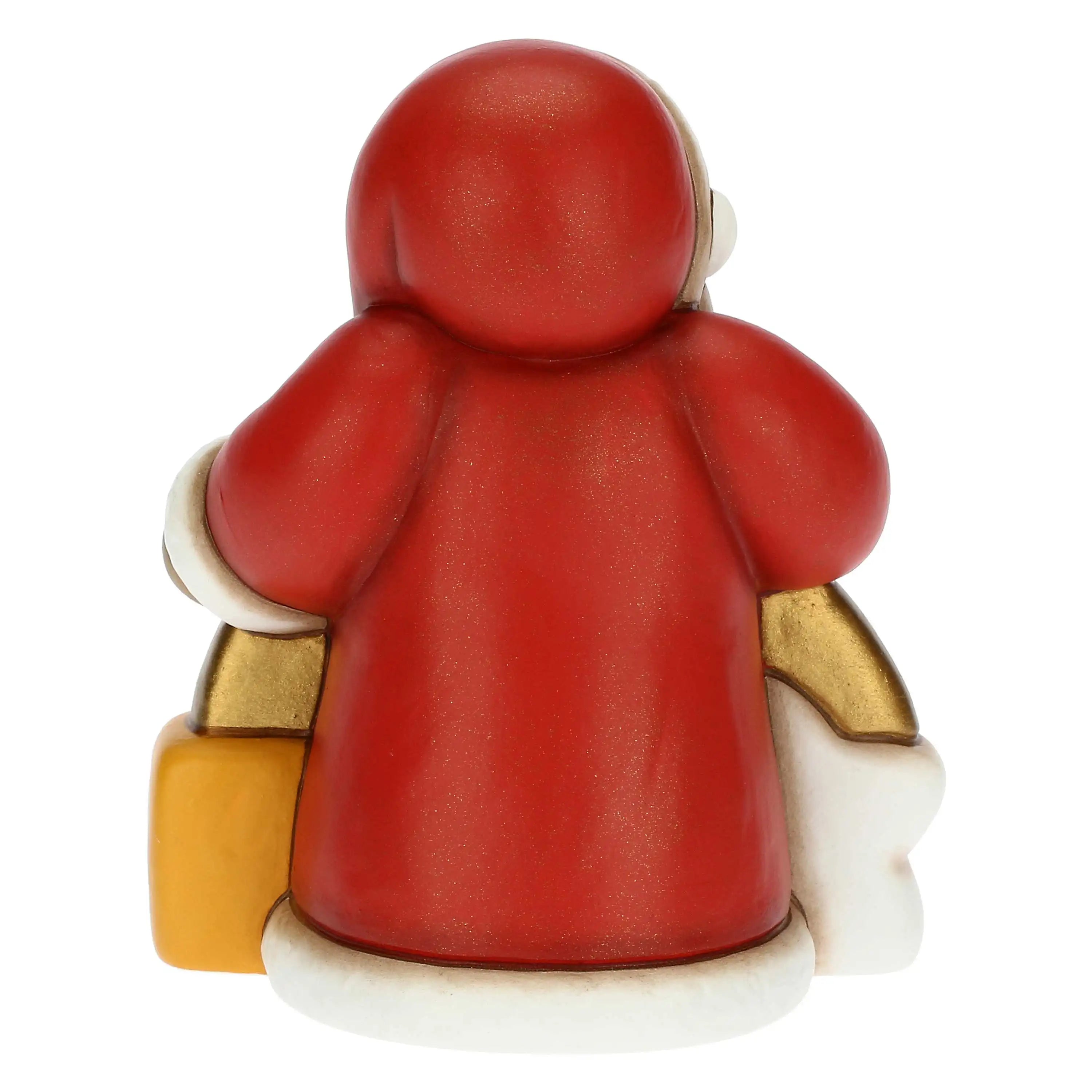 THUN Addobbi Natalizi Maxi: Lupo Noah E Castoro Con Stella, Ceramica Decorata A Mano, 7,7x5x6,7 Cm