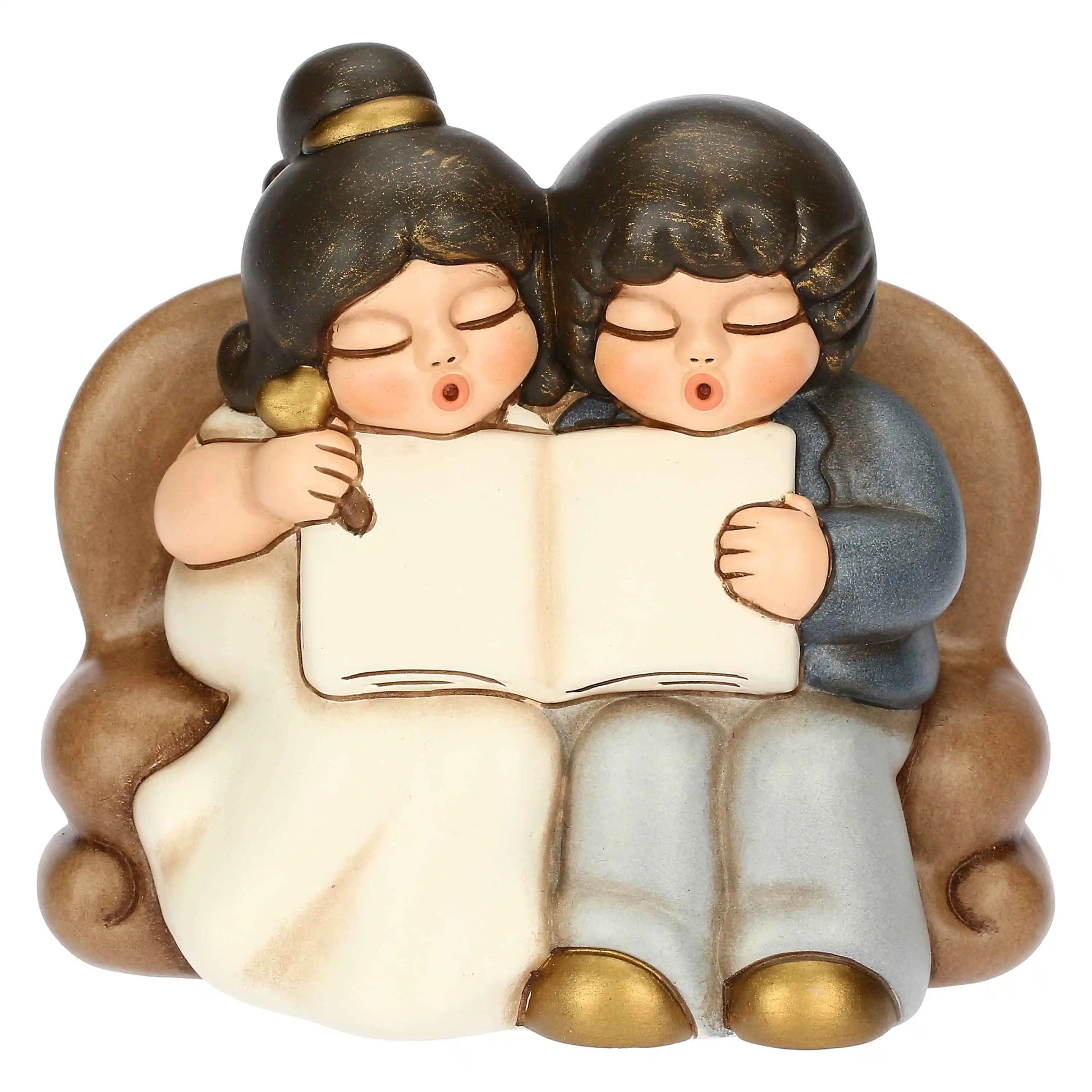 Bomboniera Thun Coppia anniversario con libro in ceramica | Rohome