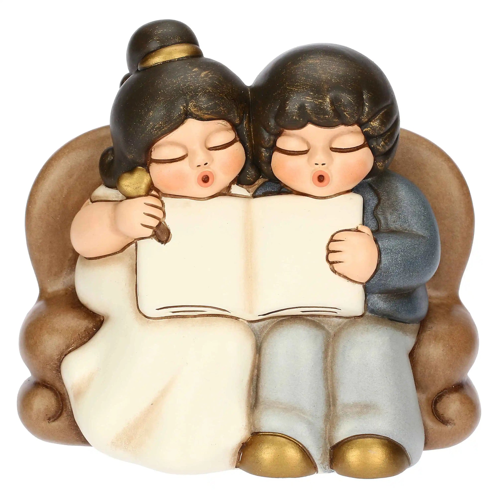Bomboniera Thun Coppia anniversario con libro in ceramica | Rohome