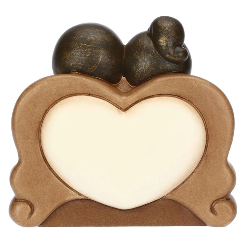 Bomboniera Thun Coppia anniversario con libro in ceramica | Rohome