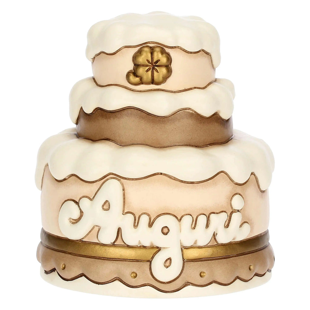 Thun - Top cake con scritta "Auguri" in ceramica | rohome