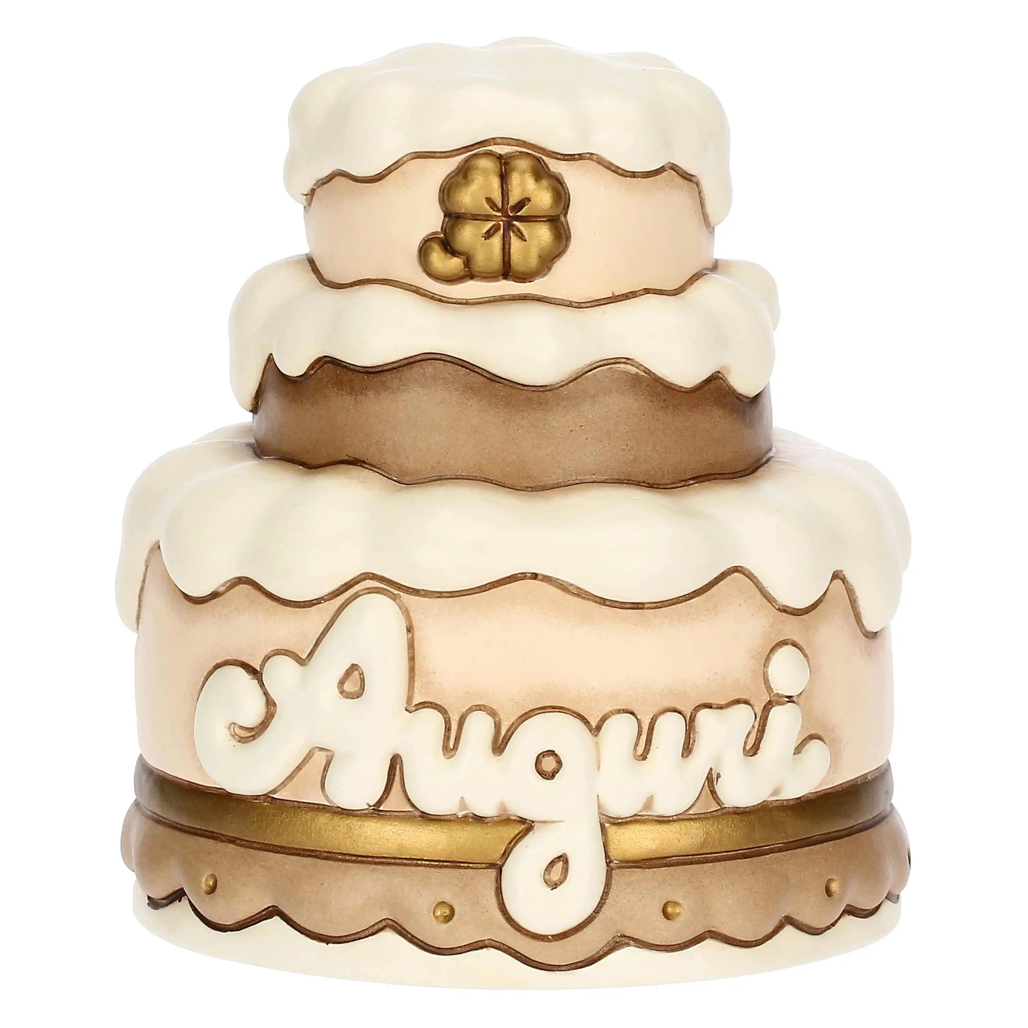 Thun - Top cake con scritta "Auguri" in ceramica | rohome