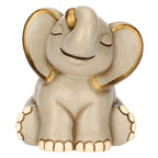 Elefante Thun Elly piccolo con quadrifoglio in ceramica | Rohome