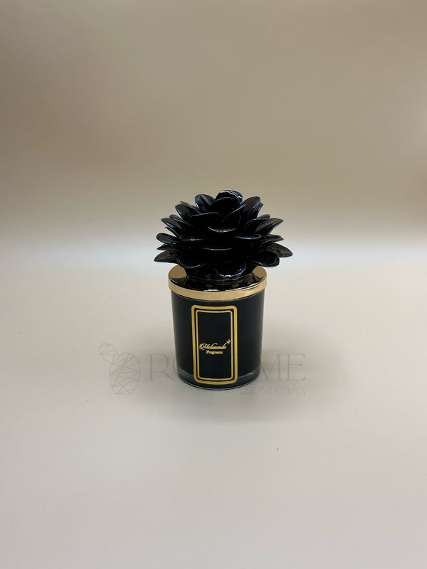Melaverde - candela dalia 200 gr nera | rohome