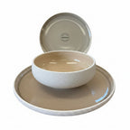 Servizio tavola 12 pezzi tortora in stoneware | Rohome
