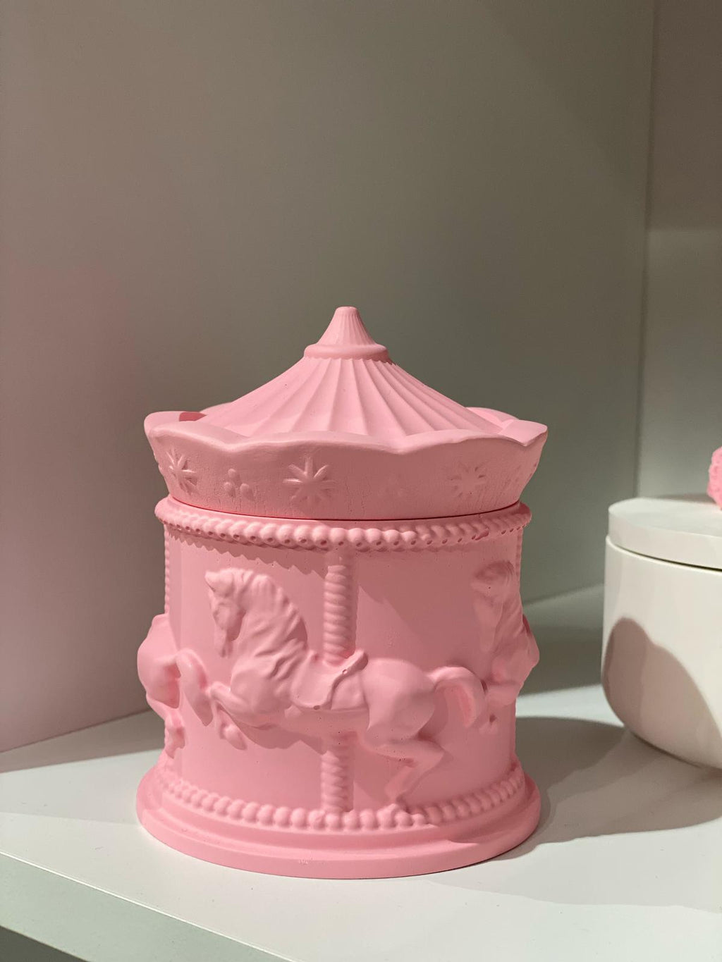 Candela profumata rosa a forma di giostrina | Rohome