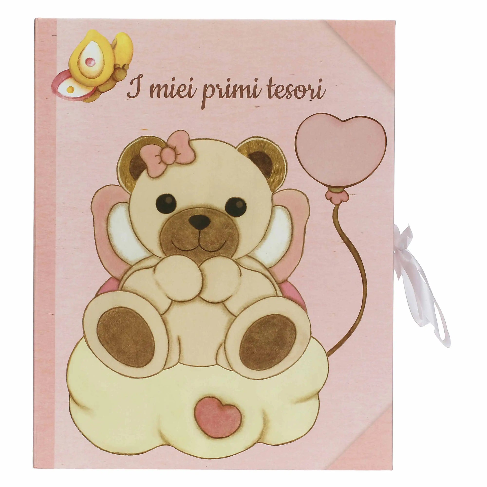 Thun -  Scatola dei ricordi rosa con teddy | Rohome
