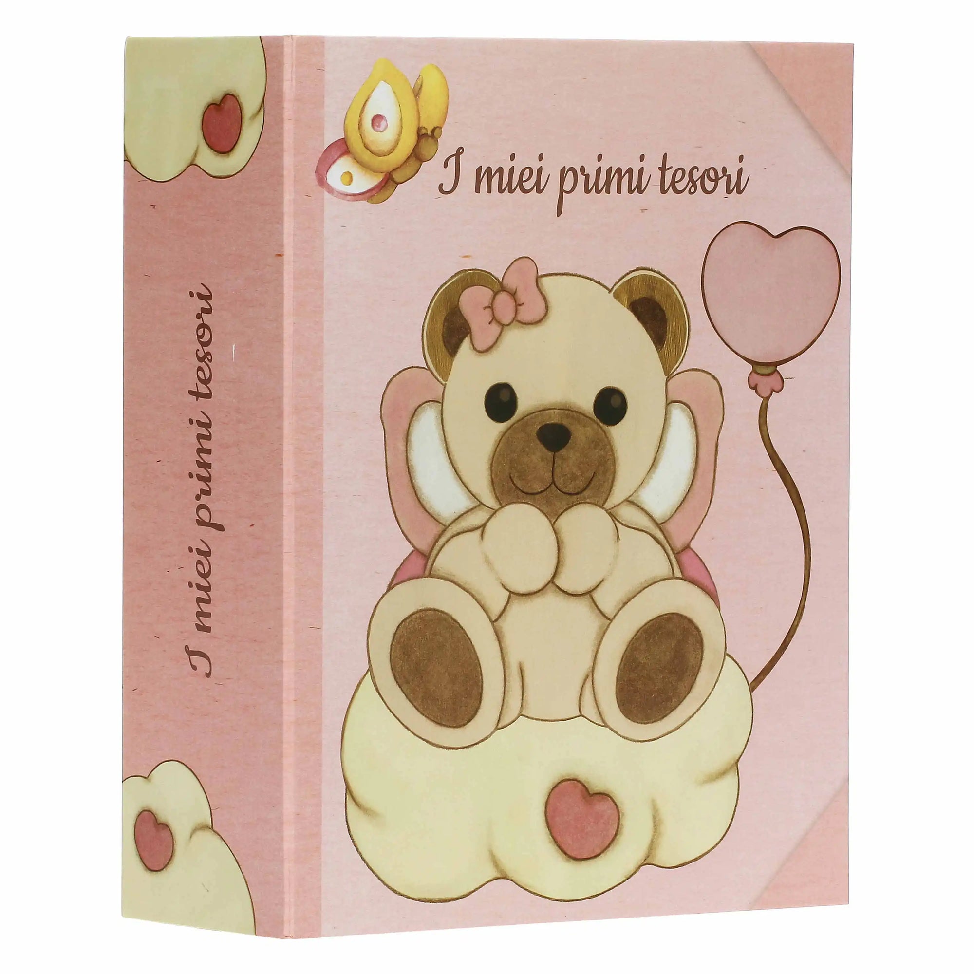 Thun -  Scatola dei ricordi rosa con teddy | Rohome