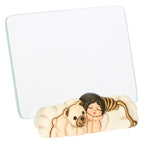 Thun - Portafoto con Angelo e Teddy in vetro e ceramica | Rohome