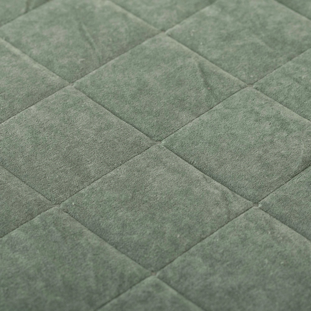 Coperta trapuntata in ciniglia effetto montone | Rohome