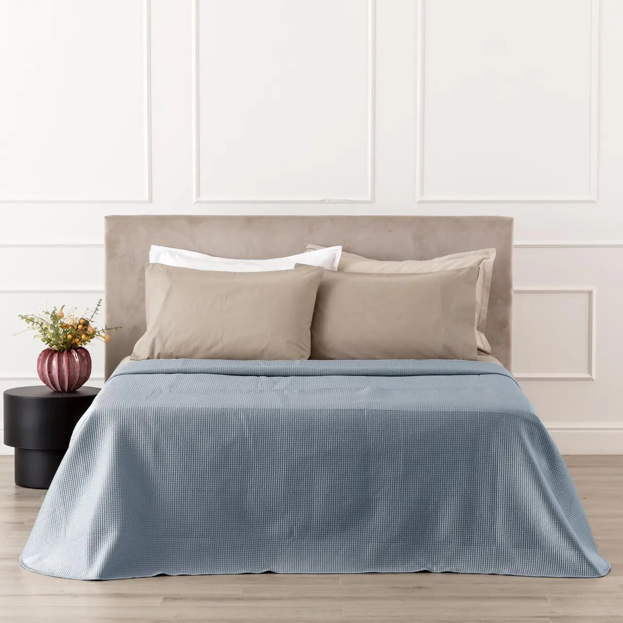 Trapuntino Capri satinato matrimoniale carta da zucchero | Rohome