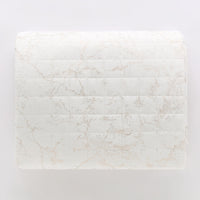Trapuntino matrimoniale Kara beige stampa oro | Rohome