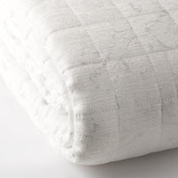 Trapuntino matrimoniale Kara beige stampa argento | Rohome