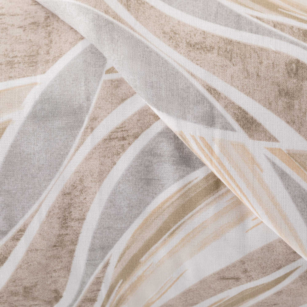 Parure copripiumino lenia  in cotone tortora | Rohome