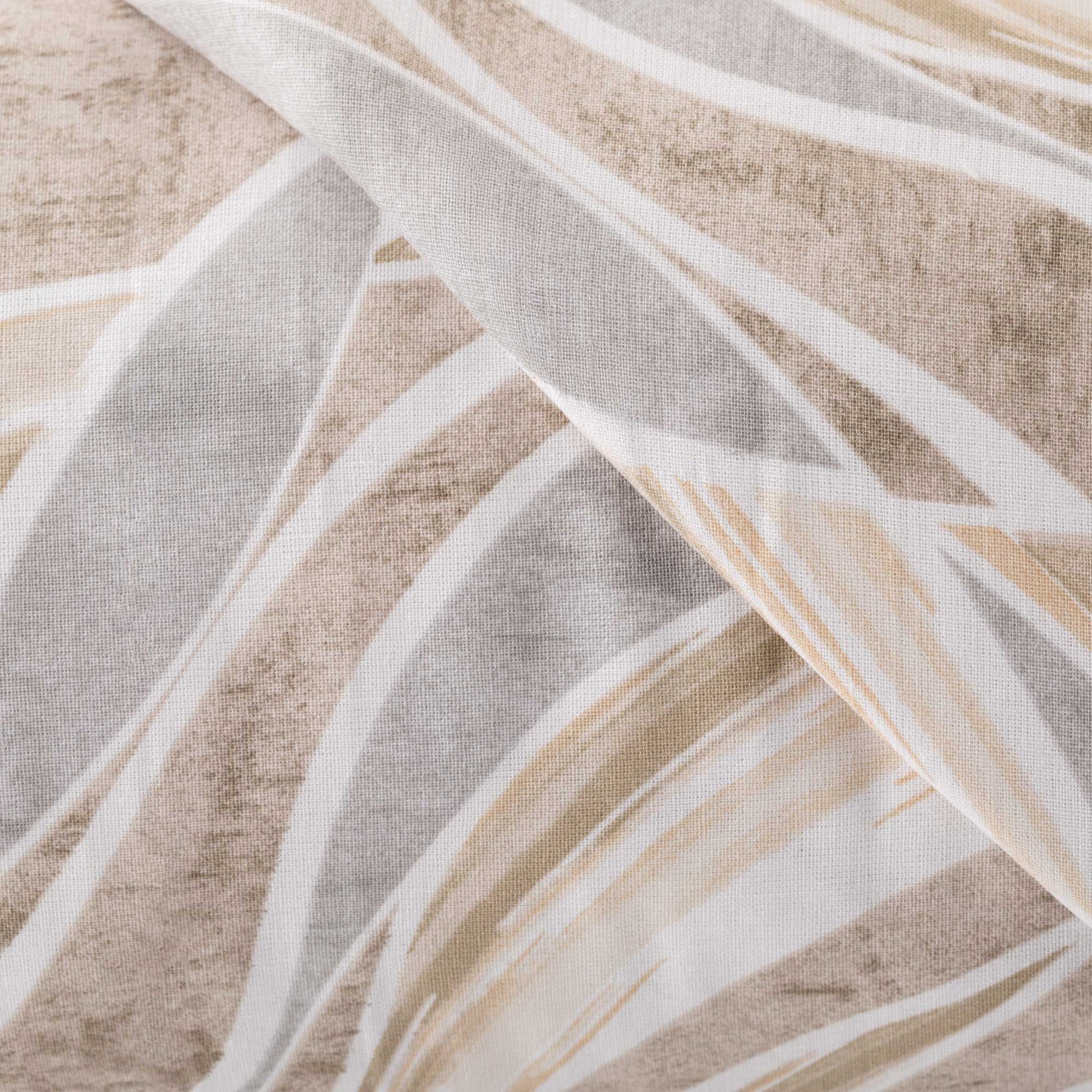 Parure copripiumino lenia  in cotone tortora | Rohome