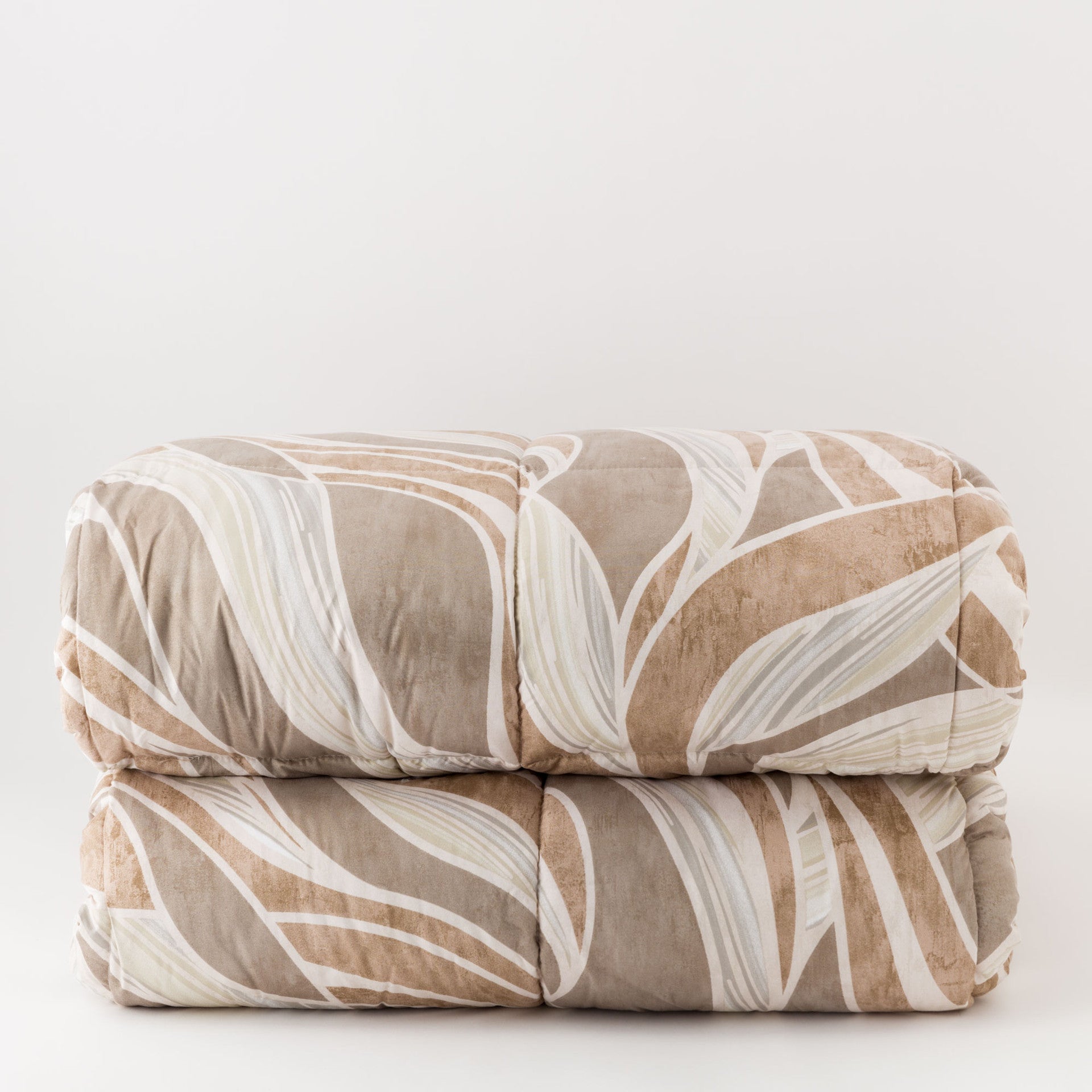 Trapunta Matrimoniale Foglie Beige – Collezione Rohome | Rohome