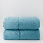 Trapunta Matrimoniale azzurro vellutato – Collezione Rohome | Rohome