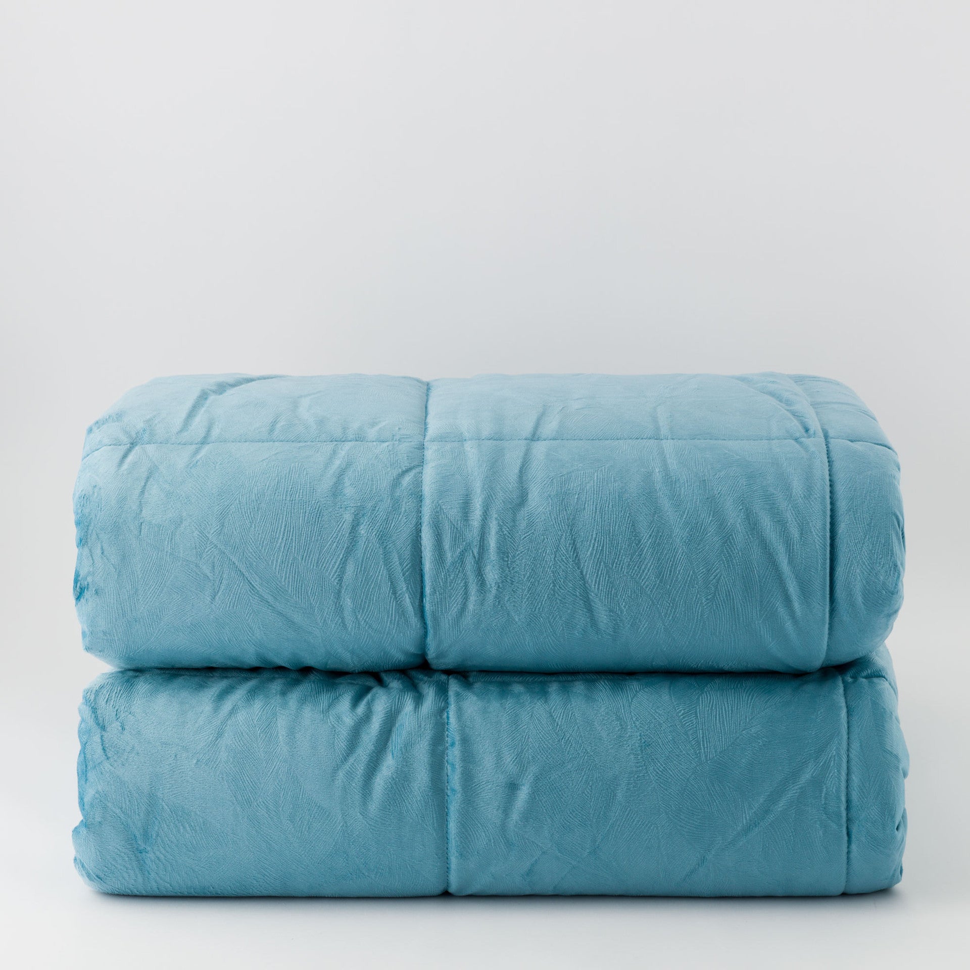 Trapunta Matrimoniale azzurro vellutato – Collezione Rohome | Rohome