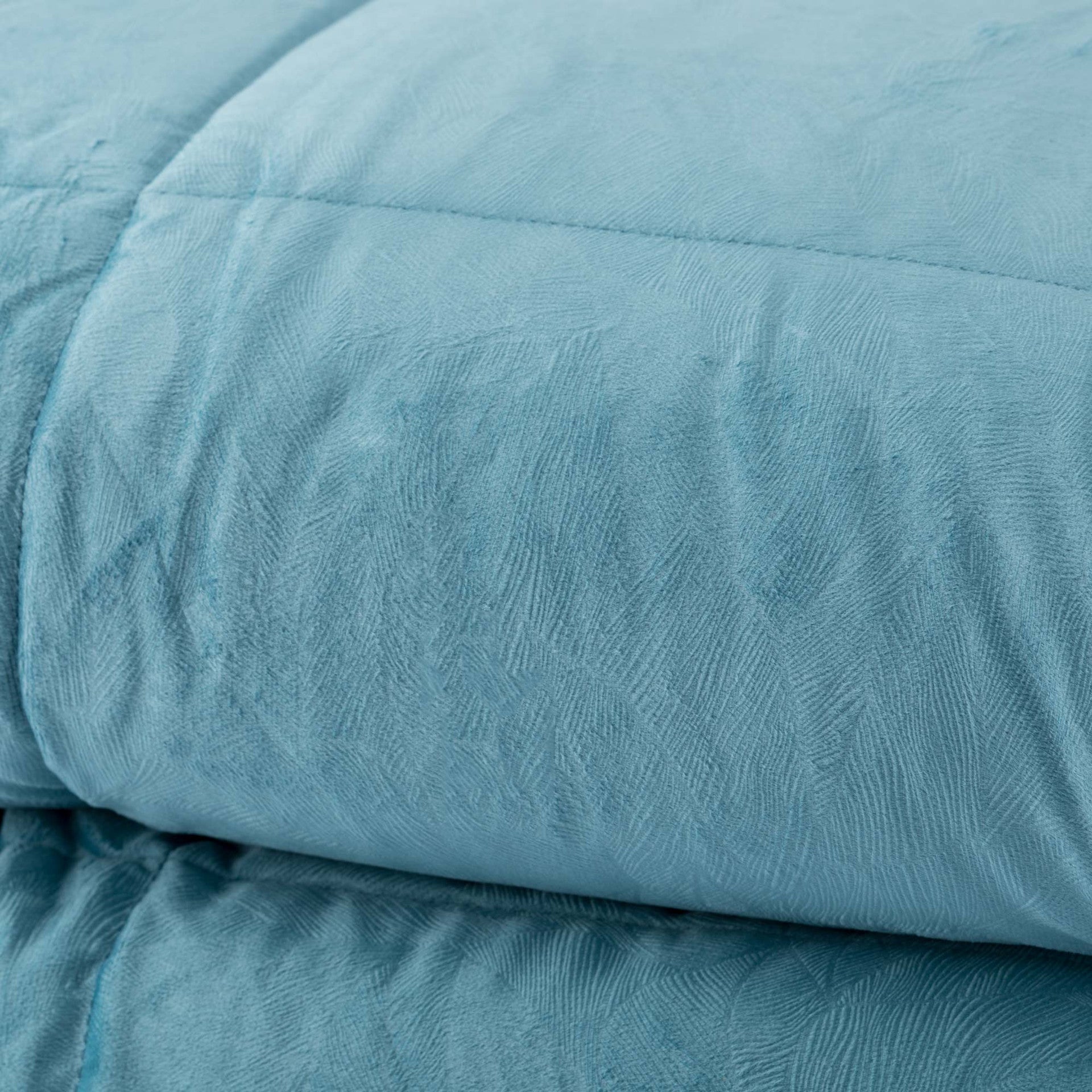 Trapunta Matrimoniale azzurro vellutato – Collezione Rohome | Rohome
