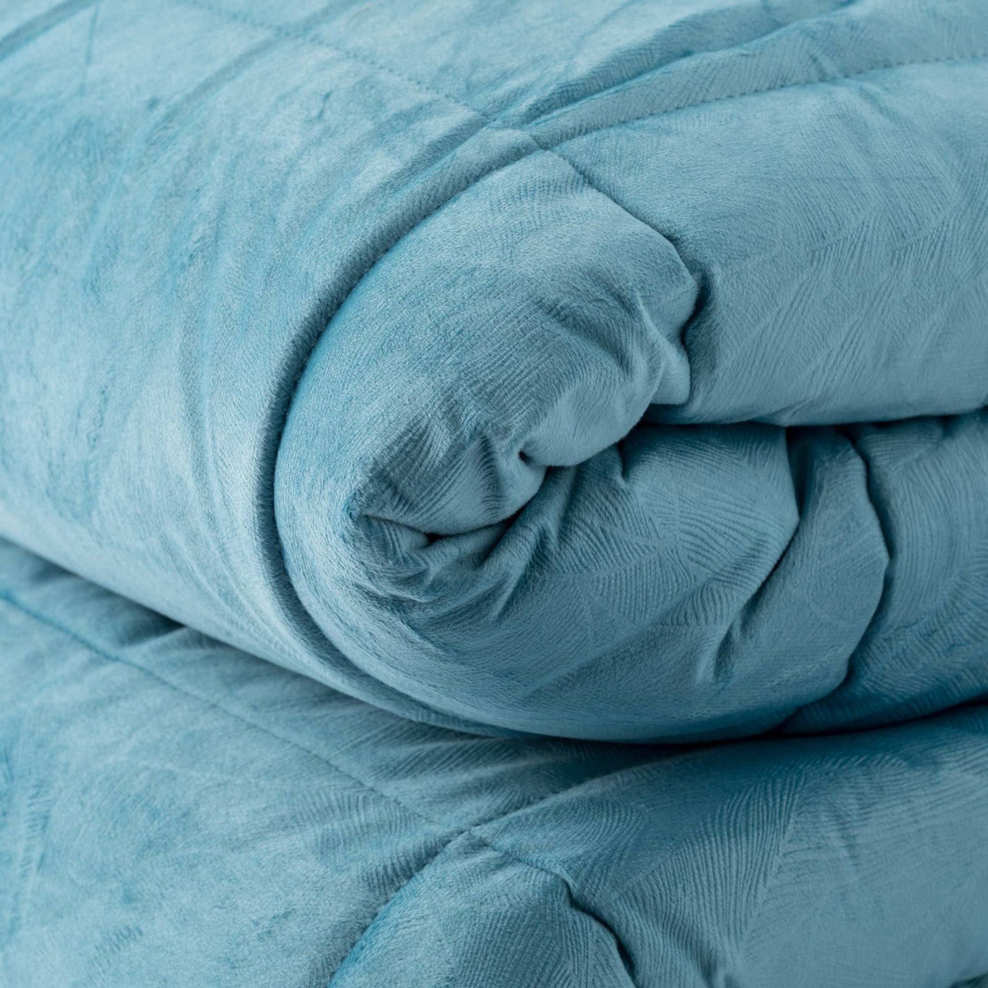 Trapunta Matrimoniale azzurro vellutato – Collezione Rohome | Rohome