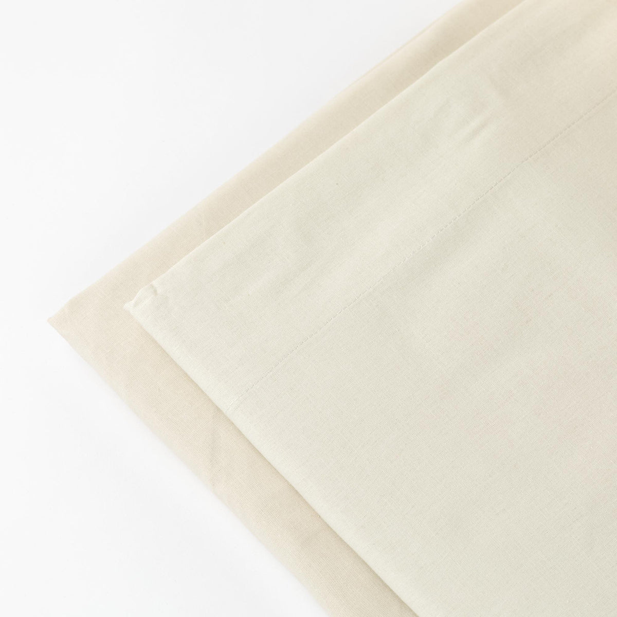 Completo letto matrimoniale Picasso in cotone avorio | Rohome