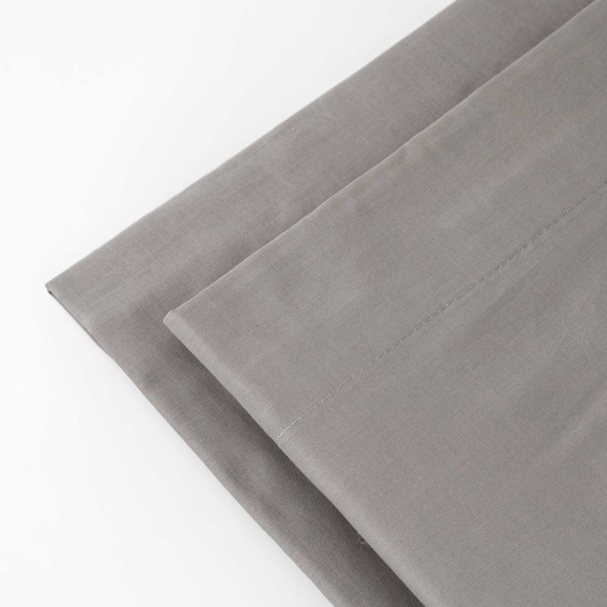 Completo letto matrimoniale Picasso in cotone grigio | Rohome