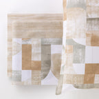 Completo letto matrimoniale Lennart in cotone tortora| Rohome