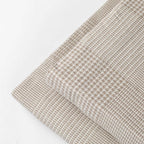 Completo letto in flanella tortora matrimoniale | Rohome