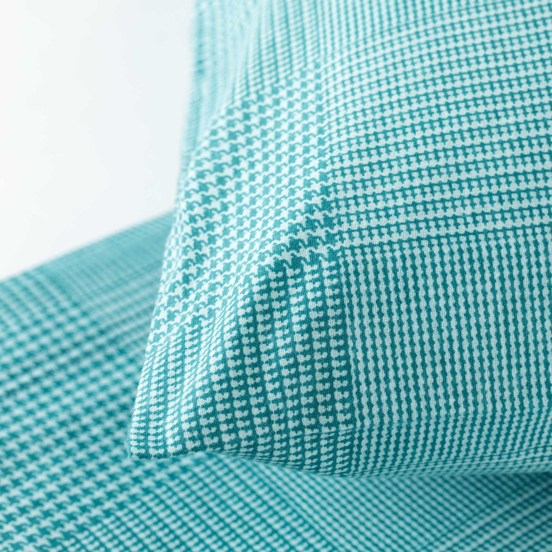 Completo letto in flanella ottanio matrimoniale | Rohome