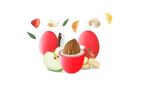 Maxtris - confetto dolce laurea rosso mix frutta | rohome
