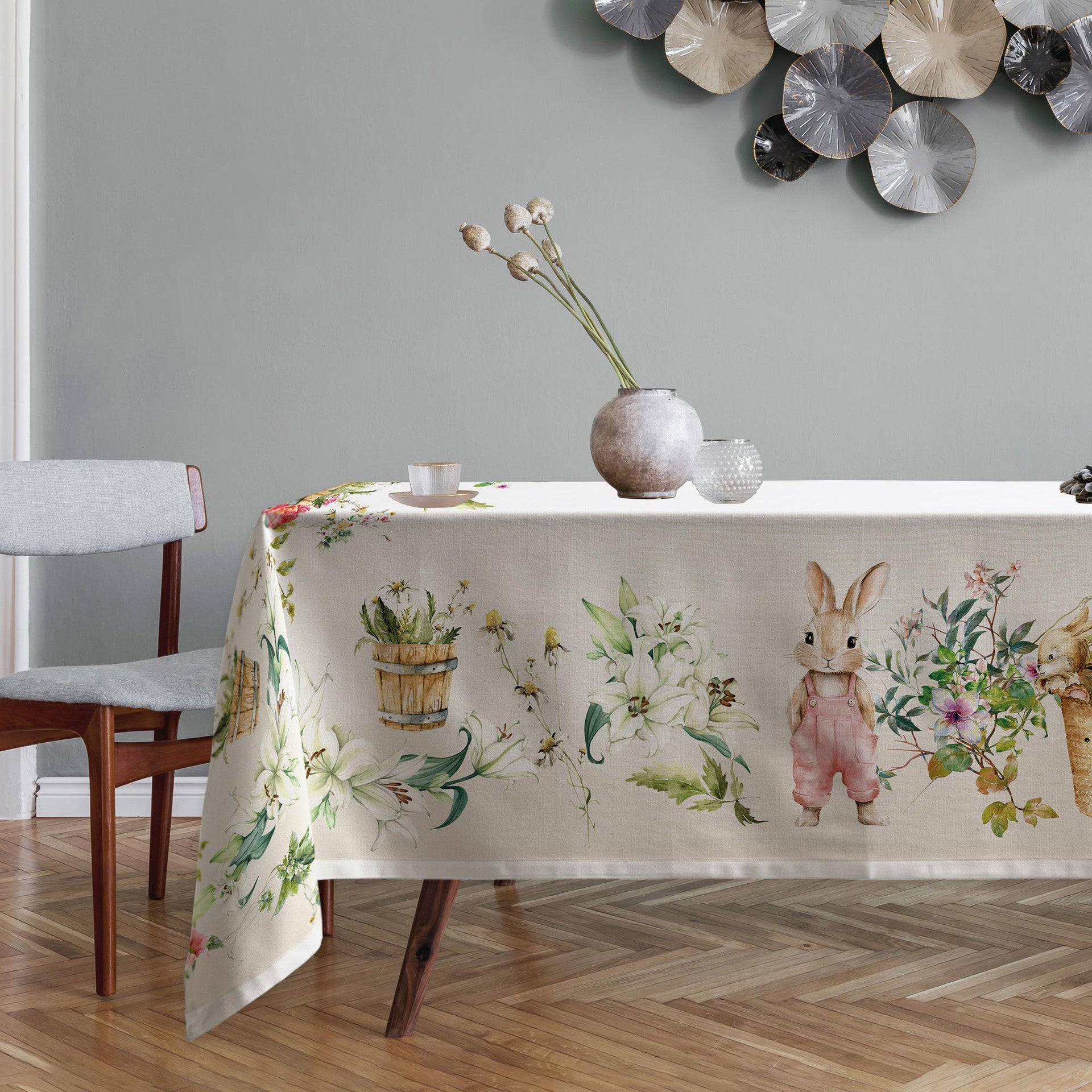 Tovaglia Pasquale in stampa digitale 140x240 sula |  Rohome