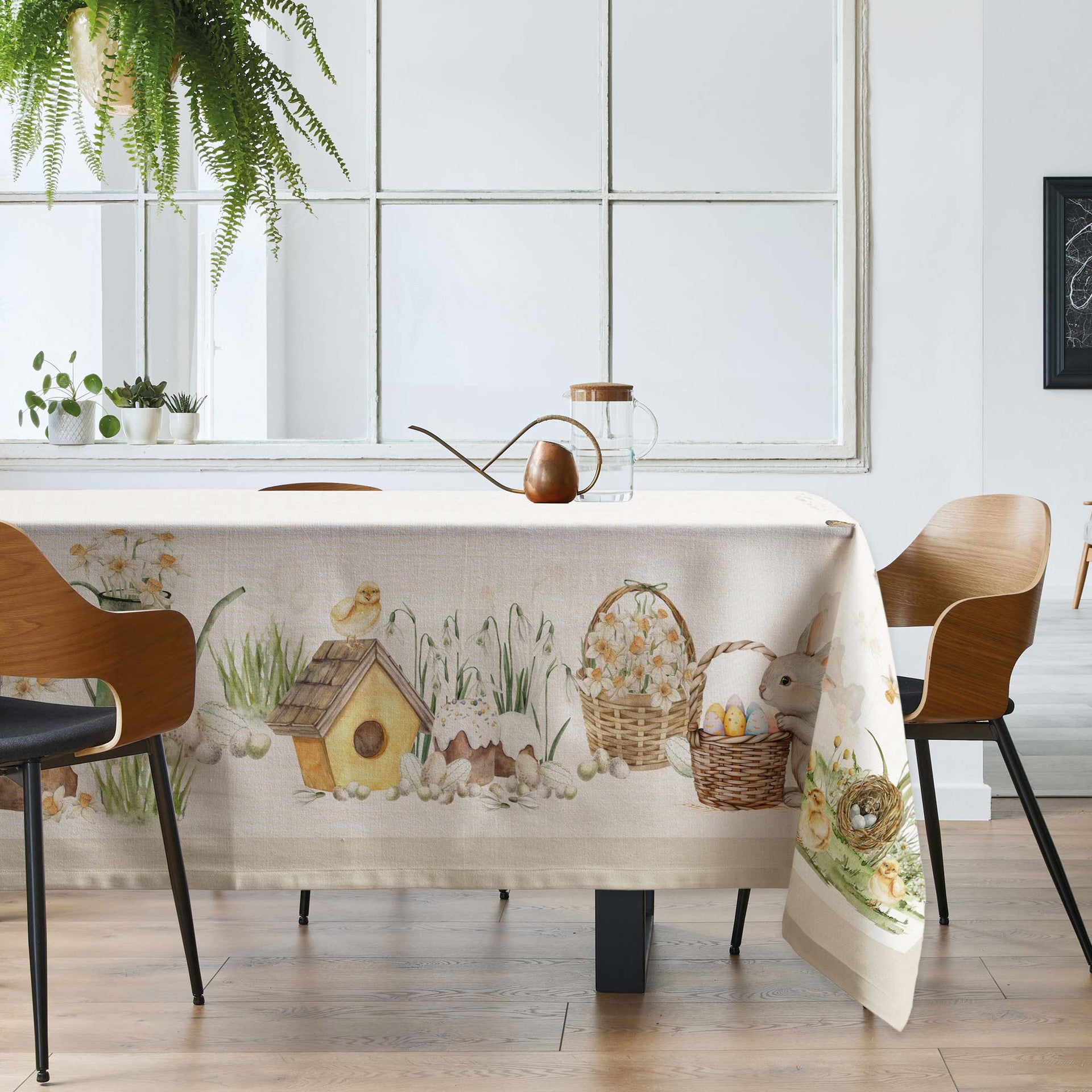 Tovaglia Pasquale in stampa digitale 140x240 lily |  Rohome