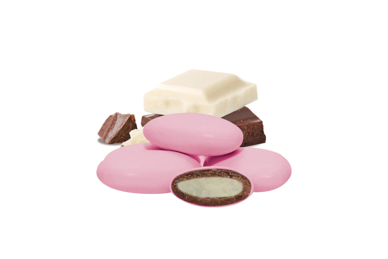 Maxtris - confetti two milk rosa incartati singolarmente | rohome