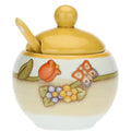 Thun - sugar bowl with flowers and patterns | rohome