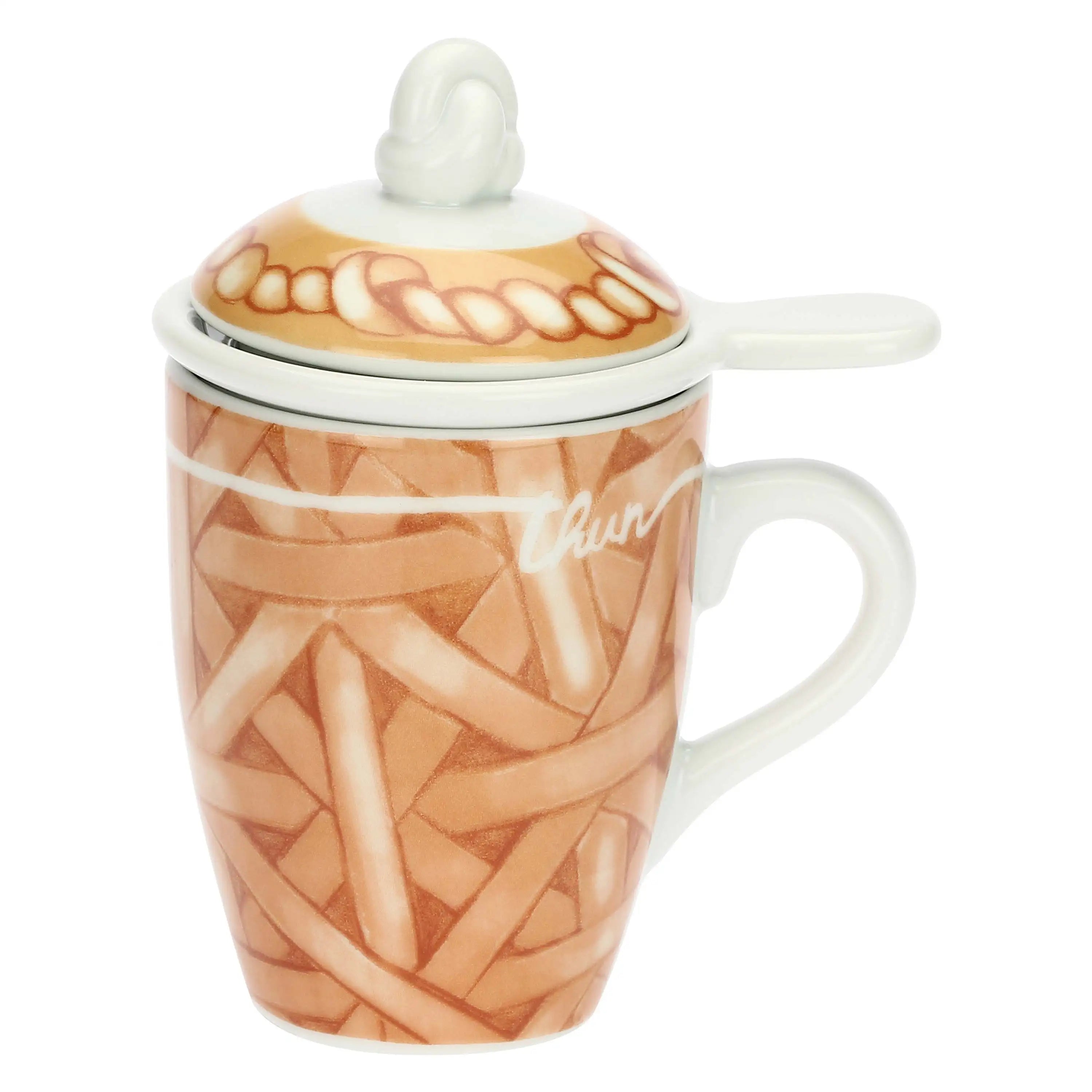 Thun - Tisaniera in porcellana AbbracciAMI