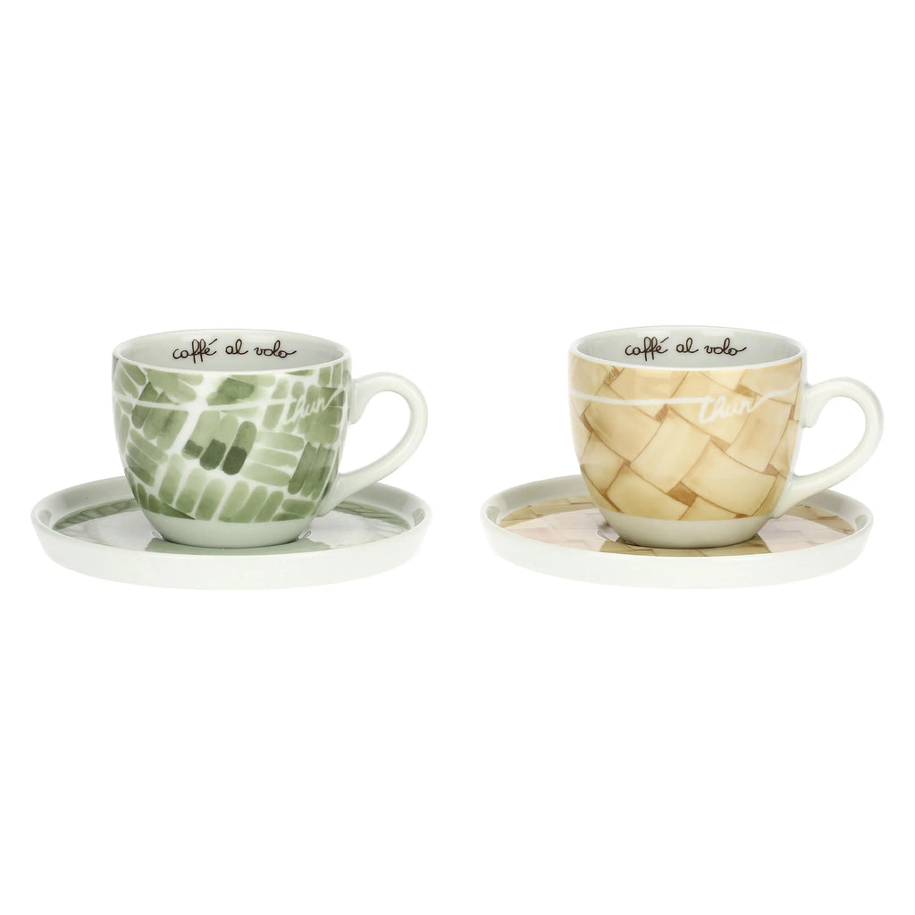 Thun - Set 2 tazze colazione linea abbracciami  | Rohome