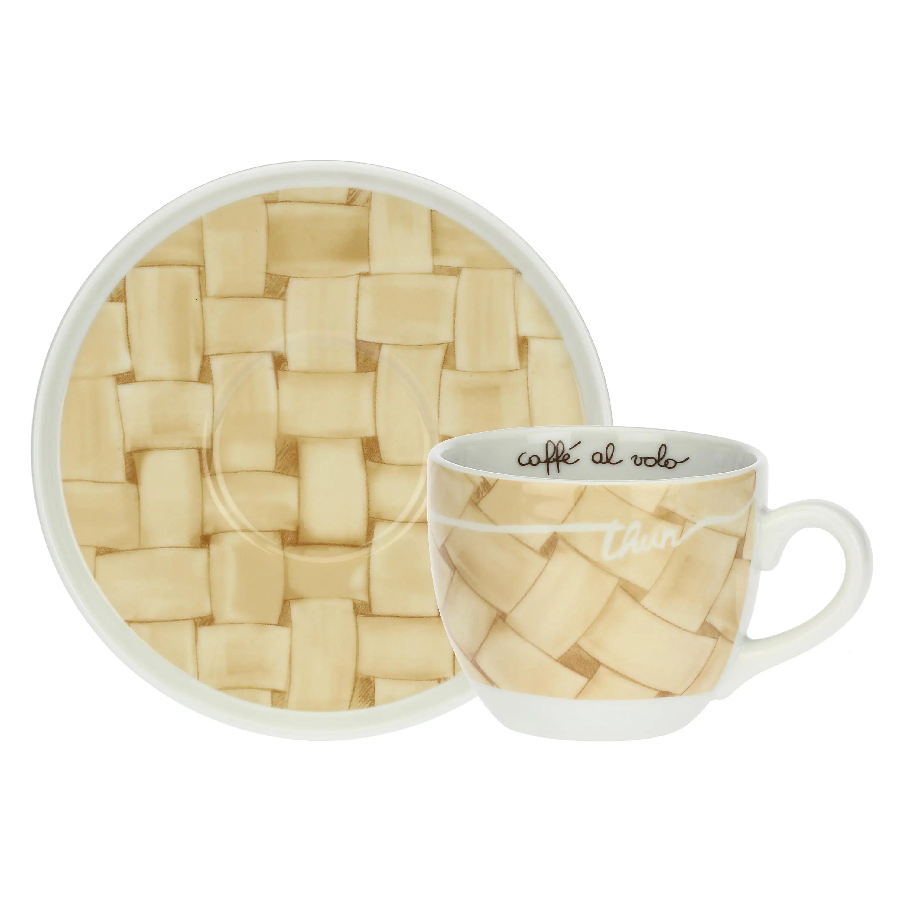 Thun - Set 2 tazze colazione linea abbracciami  | Rohome