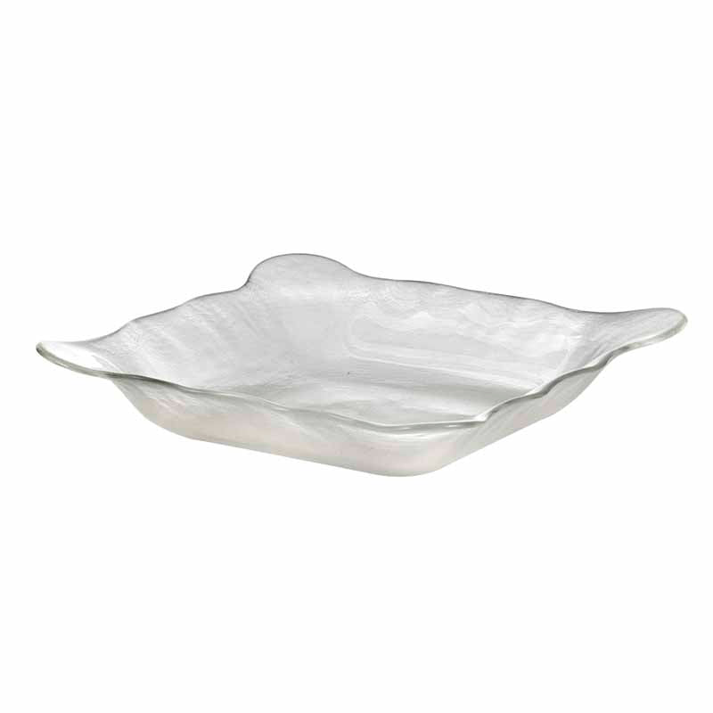 Svuota tasche in vetro satinato quadrato | Rohome