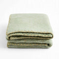 Plaid in cashmere colore verde double face | Rohome