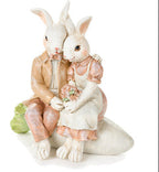 Decorazione pasqua coniglio con scritta love in resina | rohome