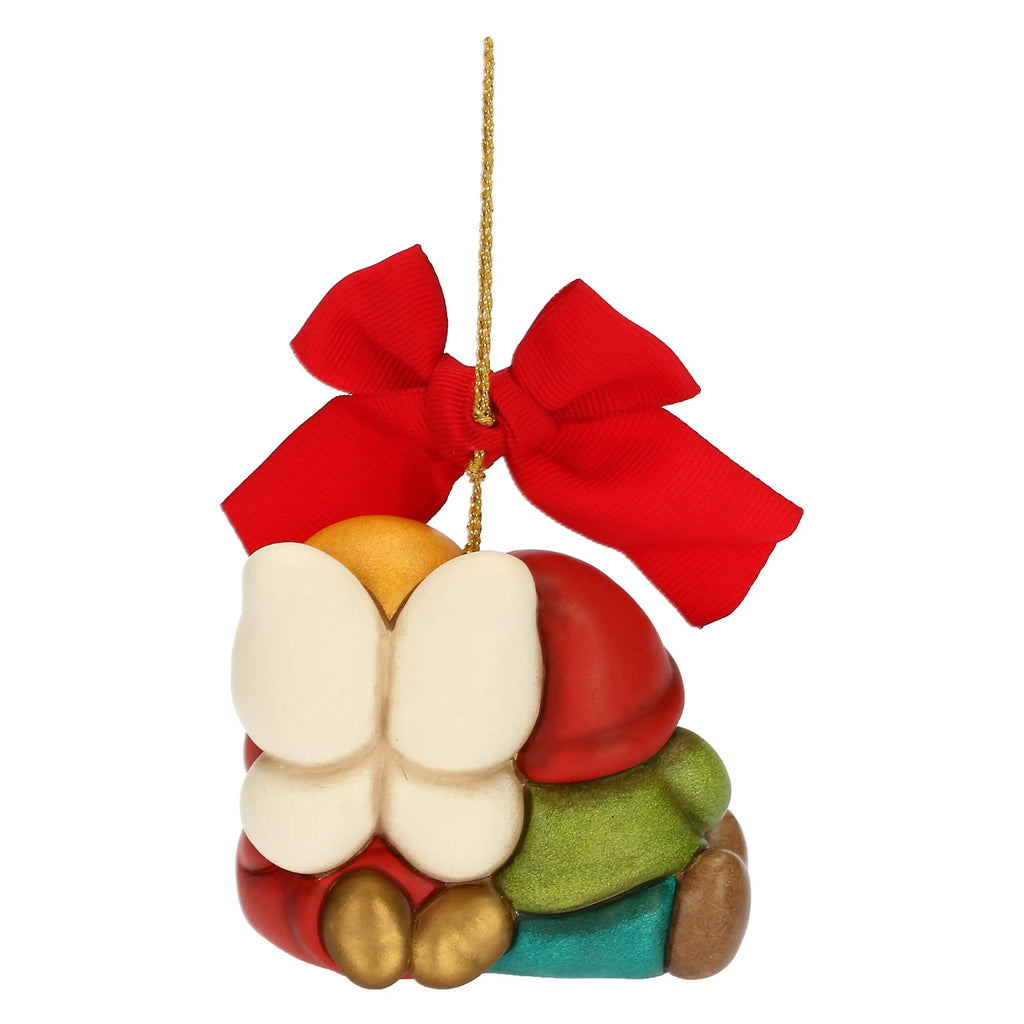 Thun - Addobbo natalizio Regina delle Fate Sheila e Gnomo in ceramica maxi | Roh