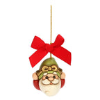 Thun - Addobbo natalizio Gnomo Oliver con cappello in ceramica piccolo | Rohome